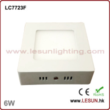 120 * 120 6W LED Squre Suspender luz de teto (LC7723F)